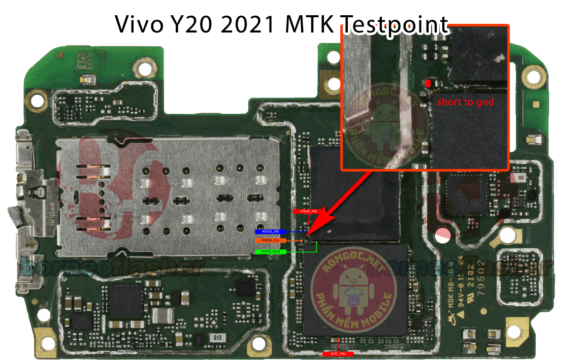 Vivo Y20 ISP EMMC PinOUT Test Point Edu Svet Gob Gt