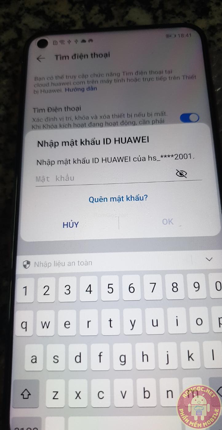 Huawei Nova 4 VCE-AL00 xóa HUAWEI ID thành công| Nova 4 Remove Huawei ID