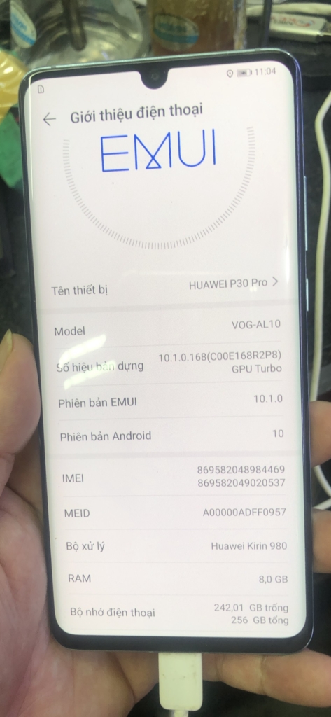 Huawei P30 Pro|VOG-AL10 xoá tài khoản Huawei ID