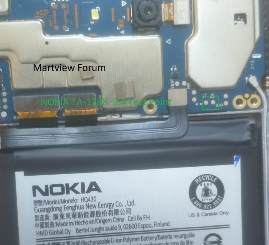 Testpoint Nokia 3.4 TA-1288 TA-1283