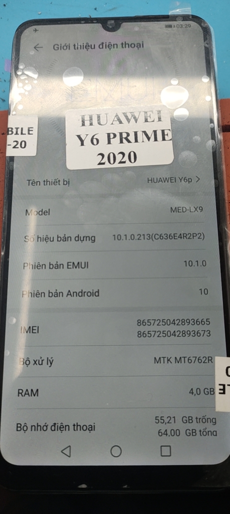 MED-LX9 xoá Huawei ID| Xoá tài khoản Huawei ID Y6P 2020