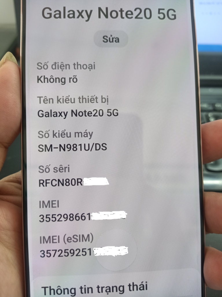 Mở mạng cho Samsung Galaxy Note 20 N981U 5G mạng T-MOBILE - SPRINT thành công vĩnh viễn