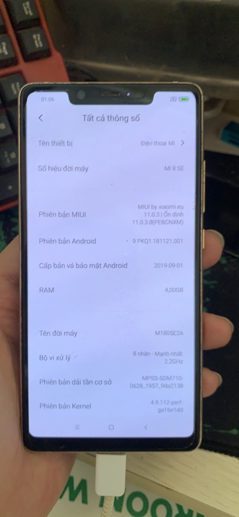 Rom Xiaomi Mi 8 SE (sirius) EU 9008
