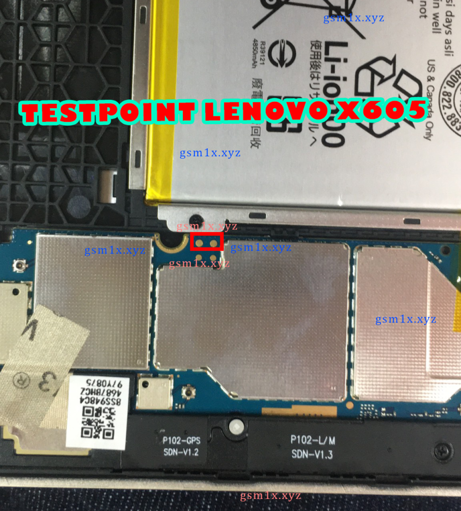 Testpoint Lenovo M10 TB-X605M X605F X605L