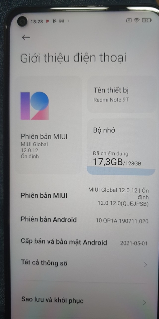 Xiaomi A001XM up rom Global mất sóng |Note 9T Cannong repair imei