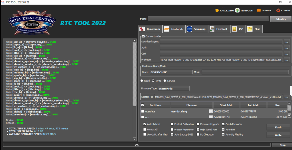 Rom & Dump full Nokia 2.4 fix lỗi treo logo unbrick 3 Rom Nokia 2.4 Scatter flashtool