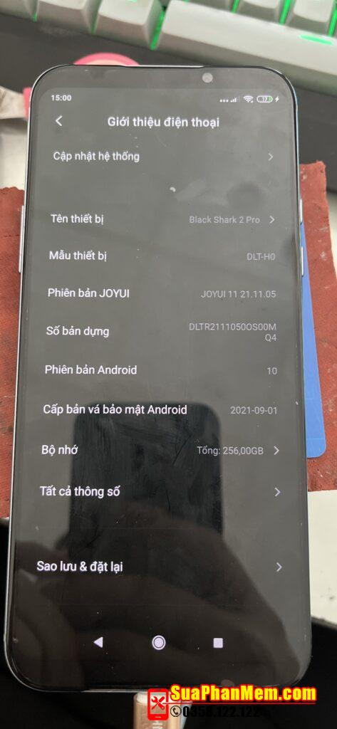 Rom tiếng Việt Black Shark 2 Pro DLT-A0 QFIL không cần unlock bootloader
