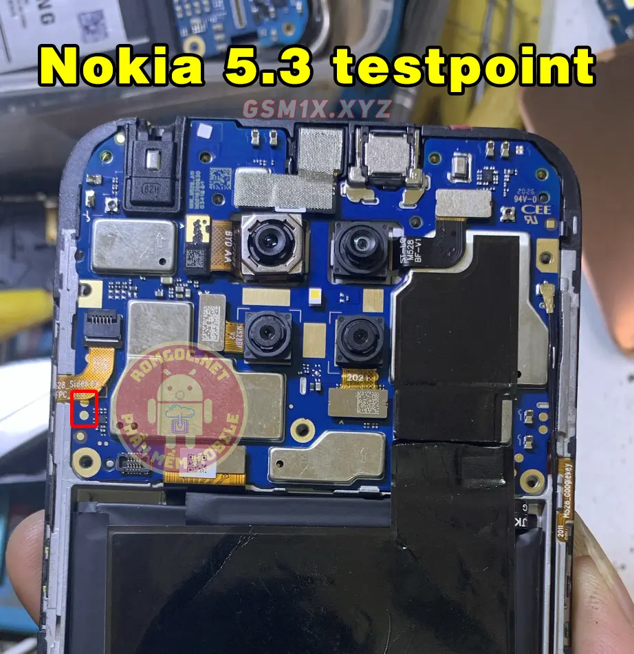Nokia 5.3 testpoint xoá mật khẩu, tài khoản Google, up rom