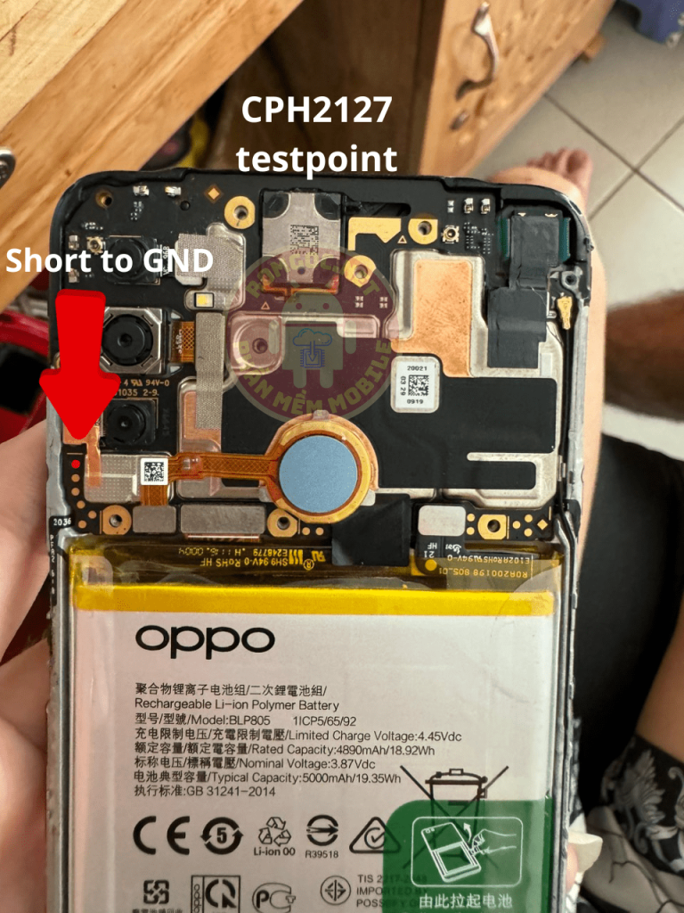 Testpoint Oppo A53 CPH2127 edl