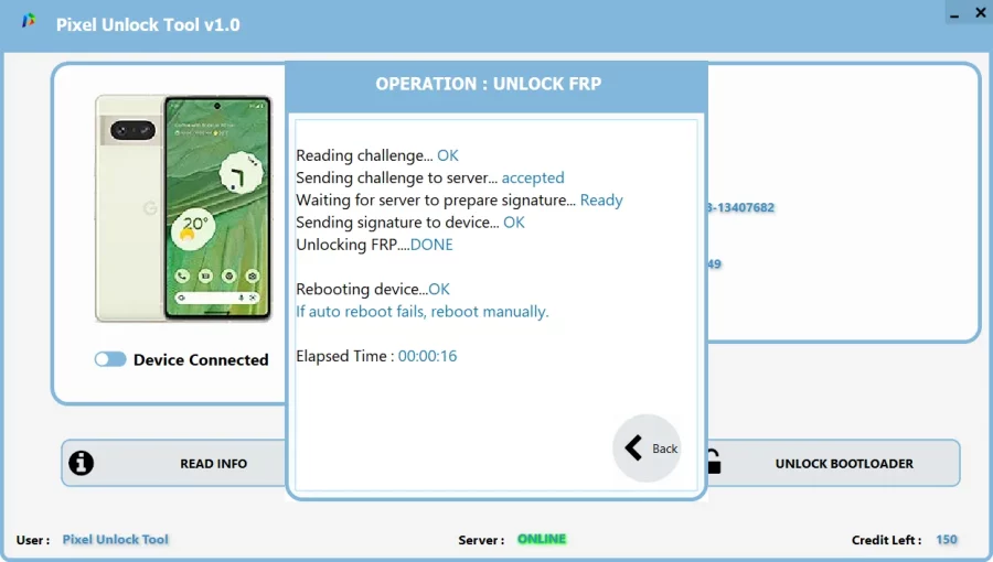 Pixel Unlock Tool - FRP & Unlock Bootloader - Thế Giới Rom Điện Thoại
